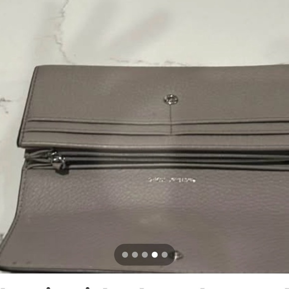 Michael Kors Gray Satchel with Structured Design